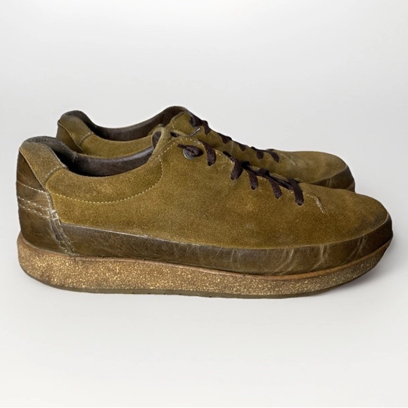 Birkenstock Other - Birkenstock Honnef Low Brown Suede Cork Lace Up Casual Shoes Mens 42 US M9/W11